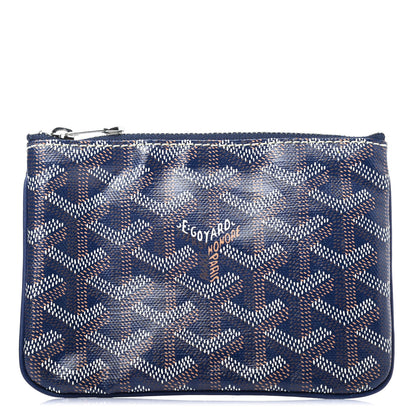 Goyard Goyardine Mini Senat Pochette Navy 1 of 4