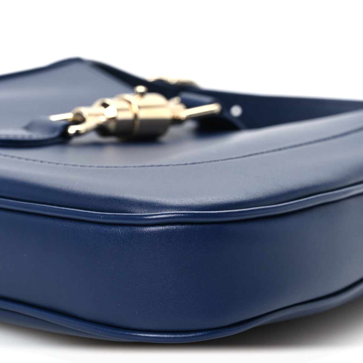 Sea Calfskin Web Medium Jackie 1961 Hobo Plastic Blue