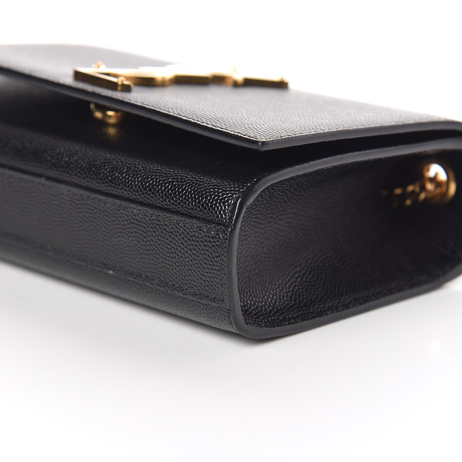 Saint Laurent Grain De Poudre Small Monogram Kate Satchel Black 7 of 7