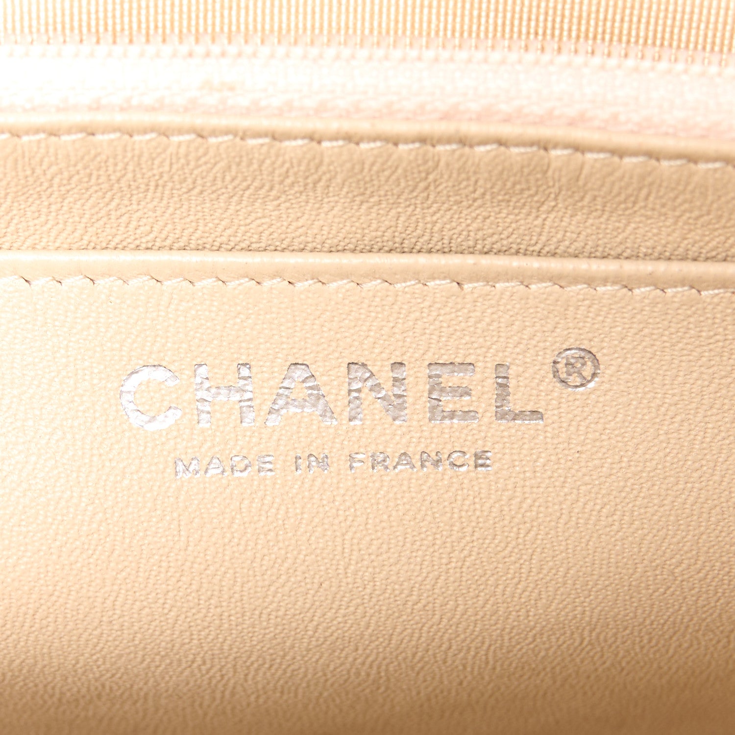 Chanel Caviar Quilted Jumbo Single Flap Beige Clair 6 of 12