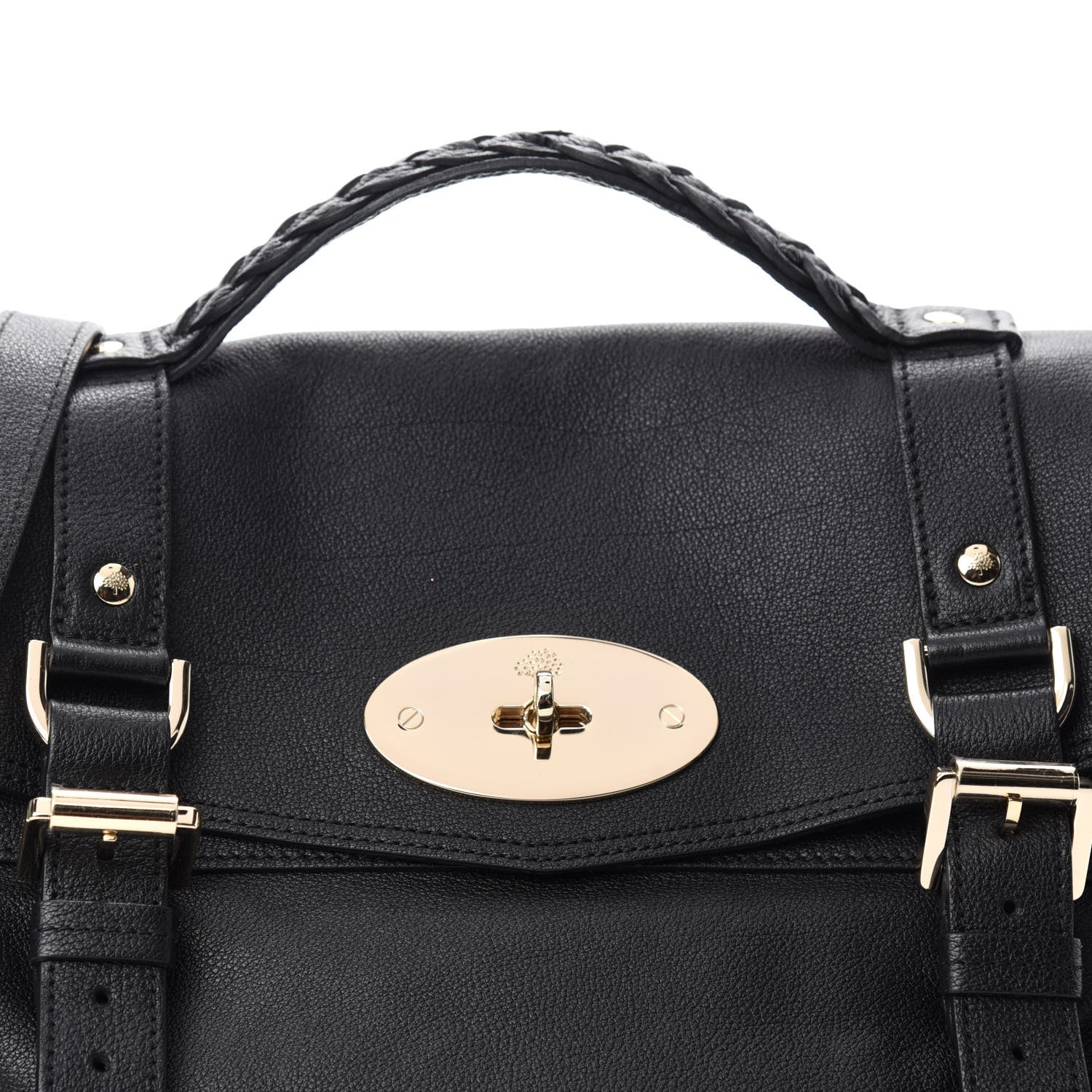 Mulberry Polished Buffalo Medium Alexa Black 12 of 12