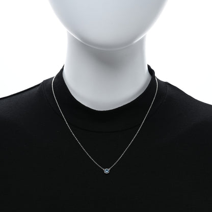 Tiffany Platinum Aquamarine Color by the Yard Necklace 3 of 4
