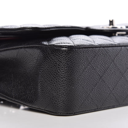 Chanel Caviar Quilted Medium Double Flap Black 8 of 9