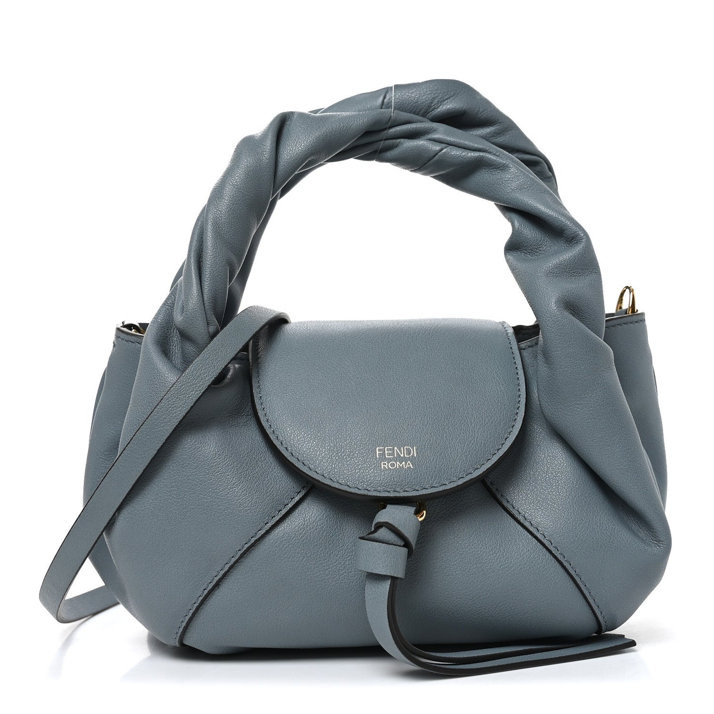 Calfskin Mini Spy Light Blue