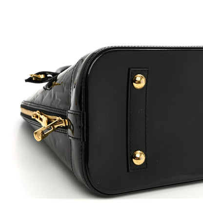 Louis Vuitton Vernis Alma PM Noir Magnetique 9 of 10