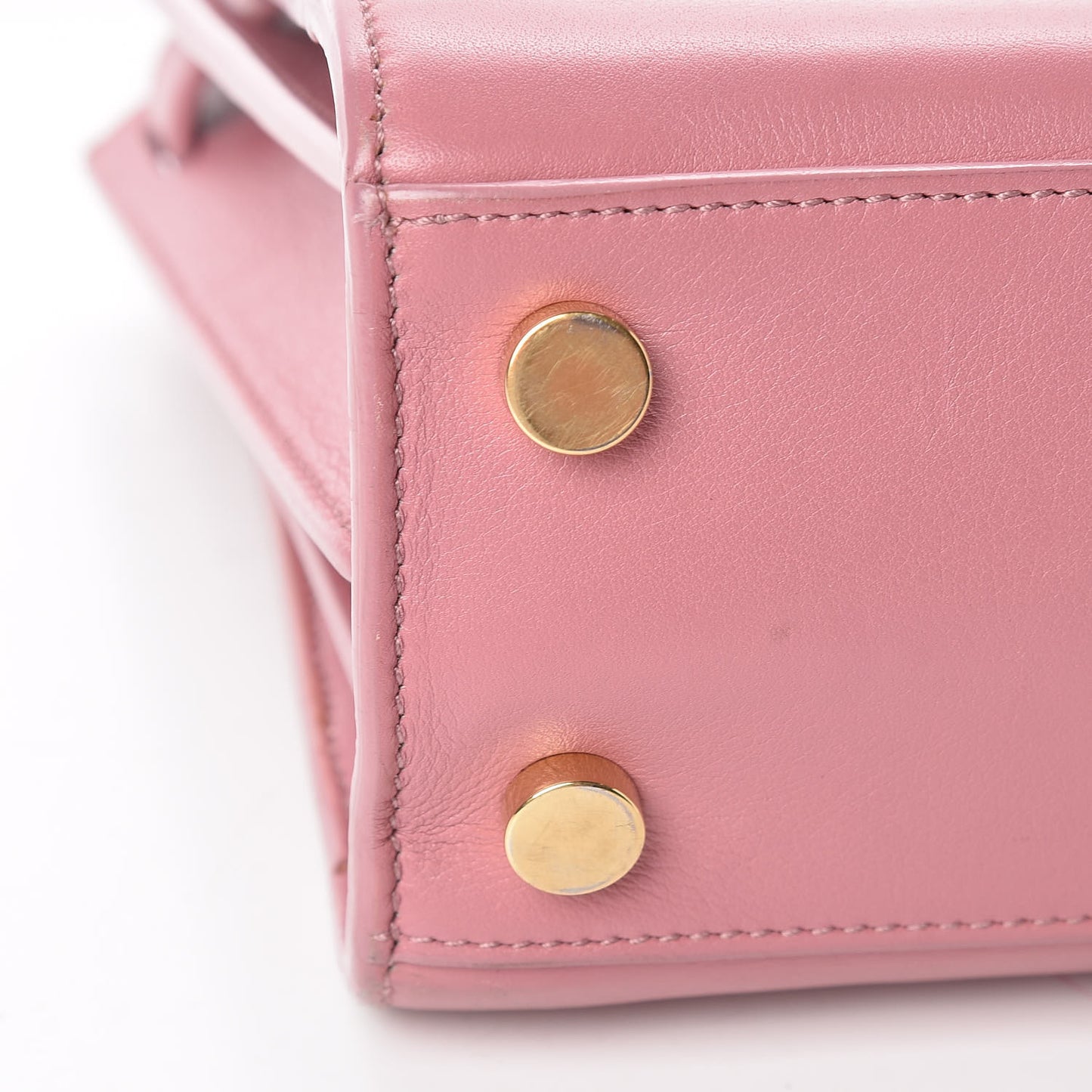 Calfskin Nano Sac De Jour Rose Dark