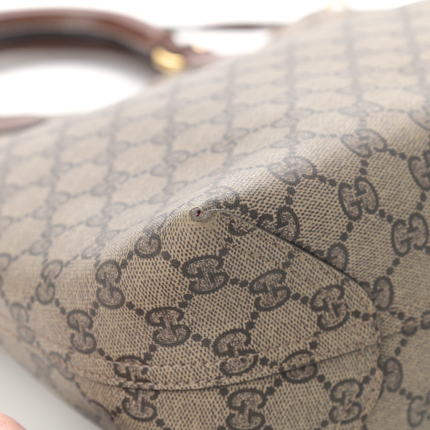 Gucci GG Supreme Monogram Reversible Tote Beige Tuscany 16 of 25