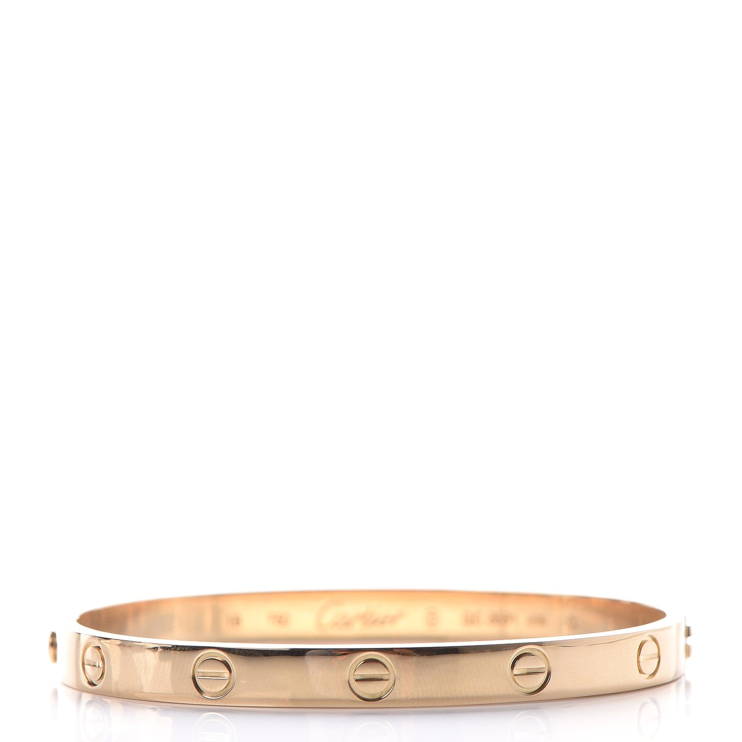 Cartier 18K Yellow Gold LOVE Bracelet 18 1 of 5