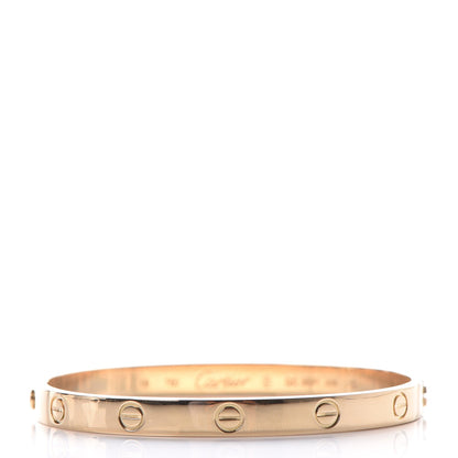 Cartier 18K Yellow Gold LOVE Bracelet 18 1 of 5