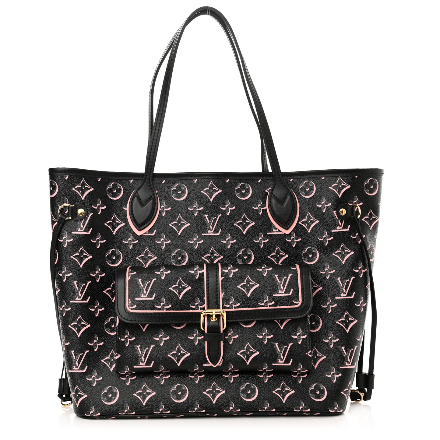 Monogram Fall For You Neverfull MM Black