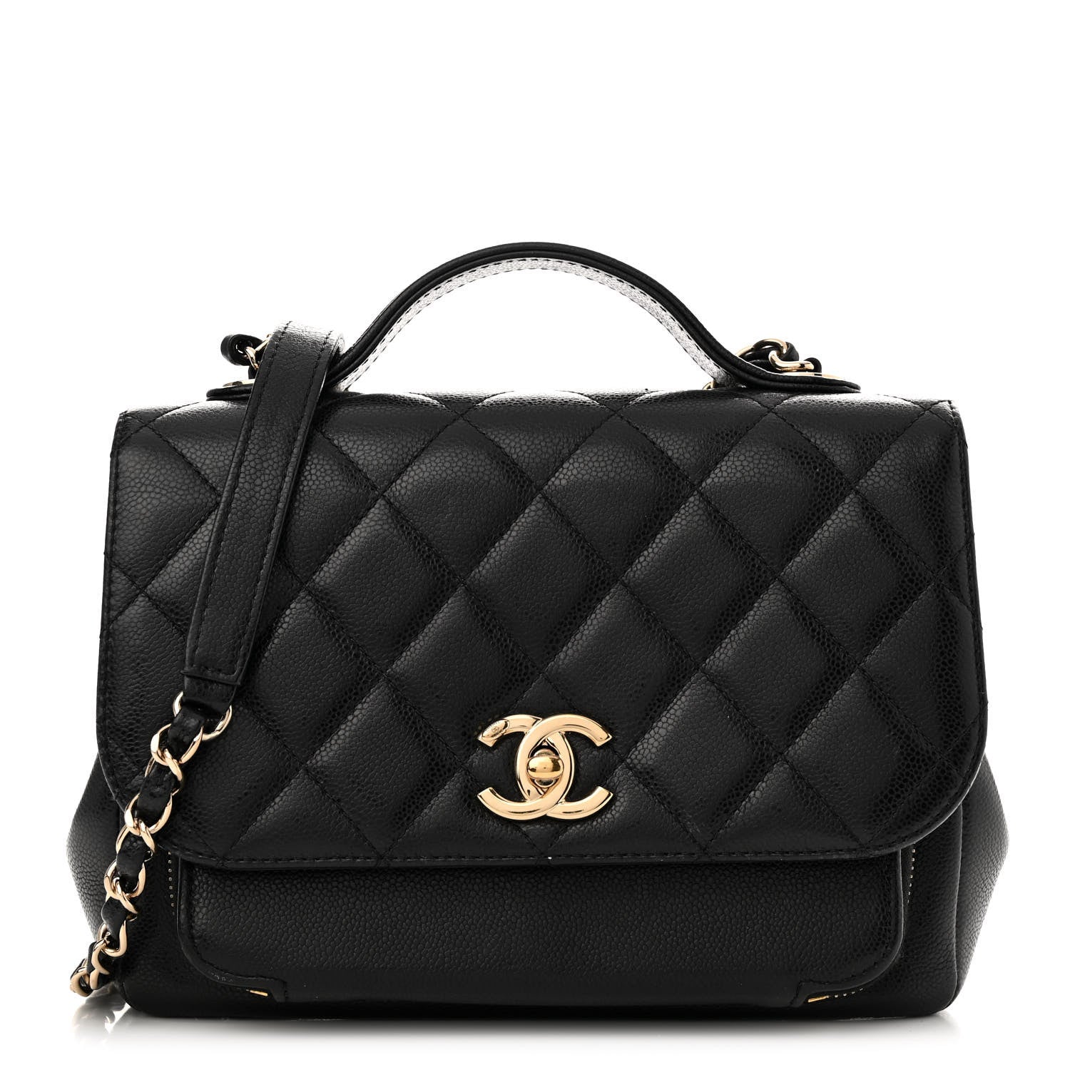 Chanel Caviar Quilted Medium Business Affinity Flap Black 1 of 15