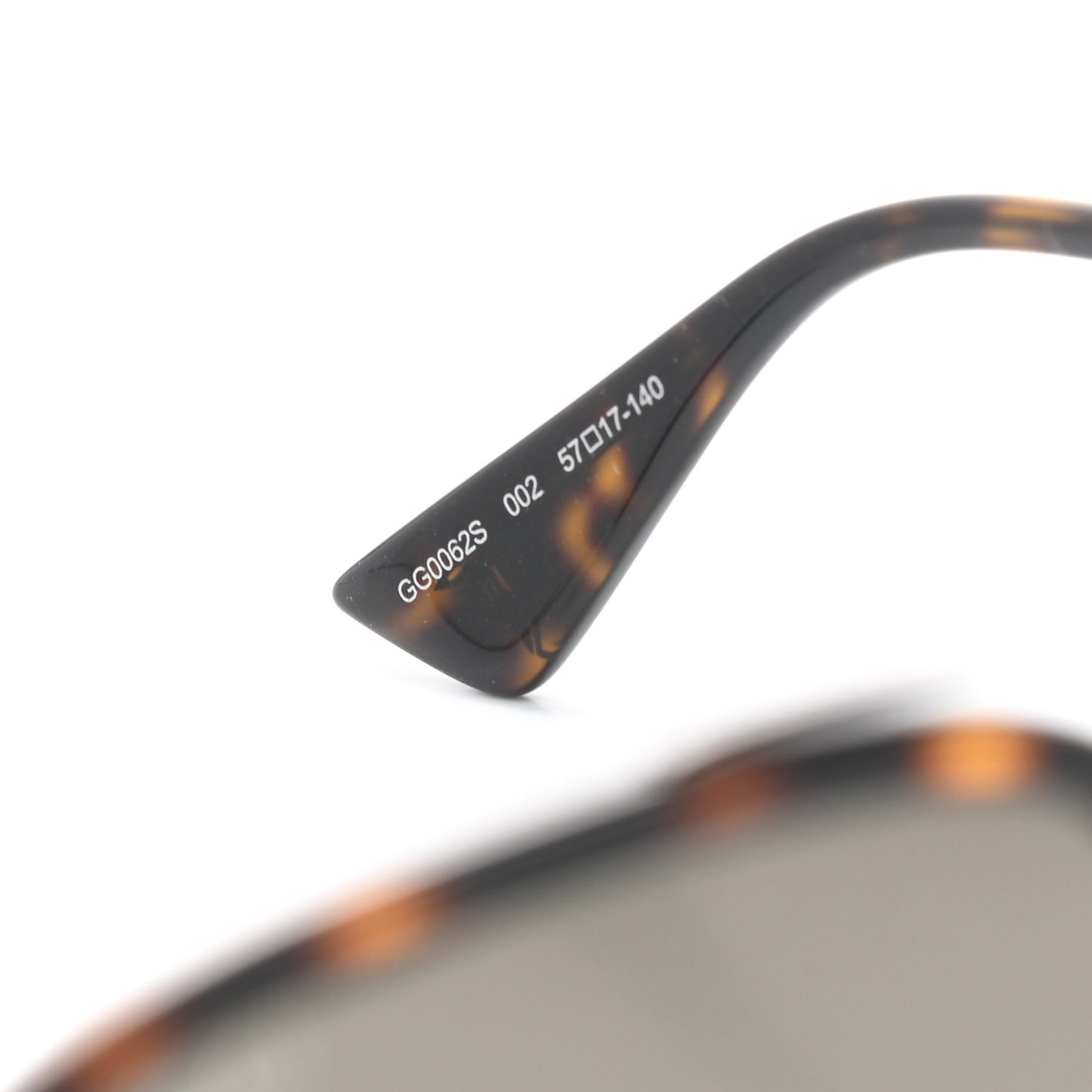 Acetate Aviator Sunglasses GG0062S Tortoise