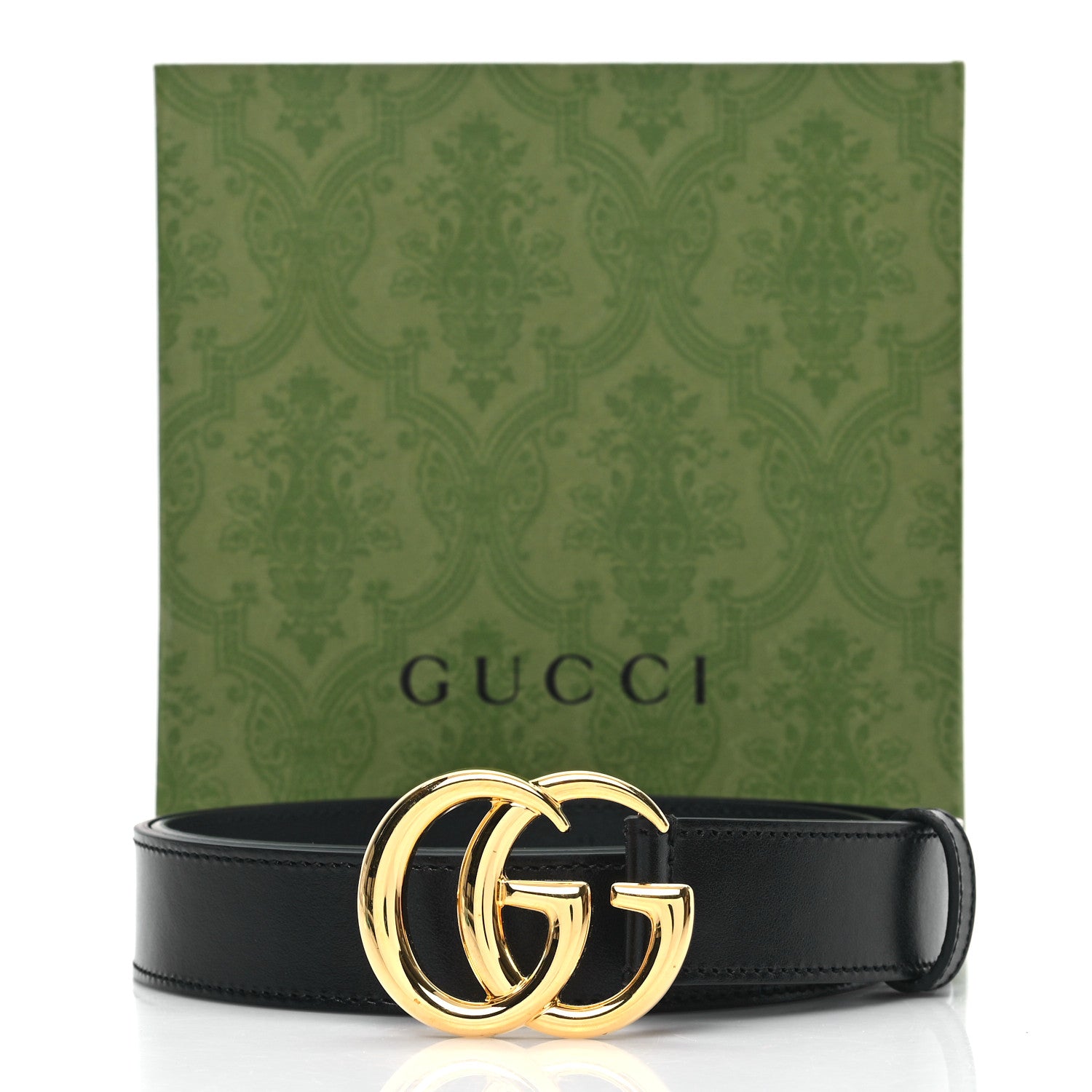 Gucci Calfskin Double G 30mm Belt 90 36 Black 5 of 5