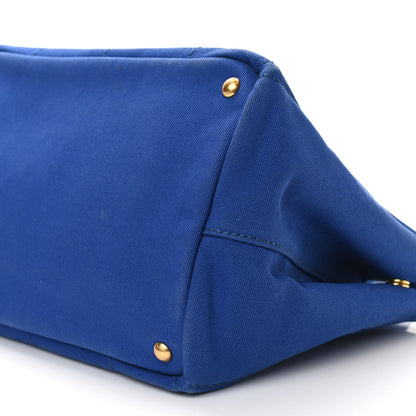 Prada Canapa Logo Tote Cobalto 10 of 13
