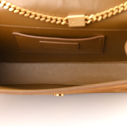 Saint Laurent Suede Medium Classic Monogram Kate Tassel Satchel Light Ochre 5 of 10