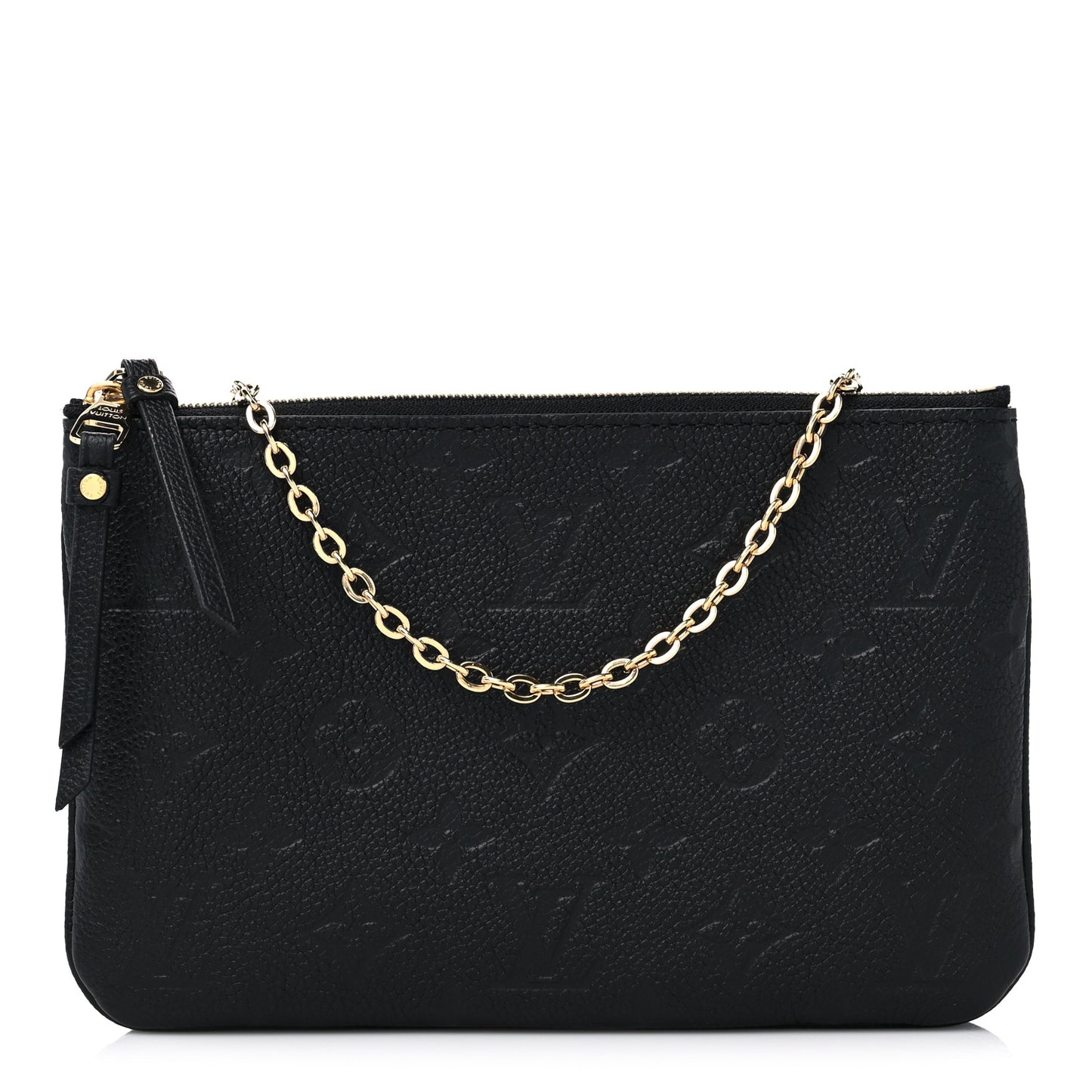 Empreinte Double Zip Pochette Black