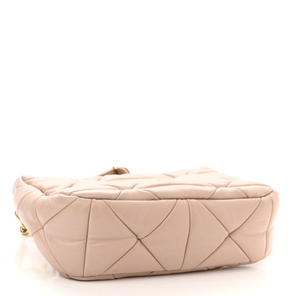 Prada Nappa Re-Nylon Triangle Quilted Patchwork System Shoulder Bag Ninfea 4 of 11
