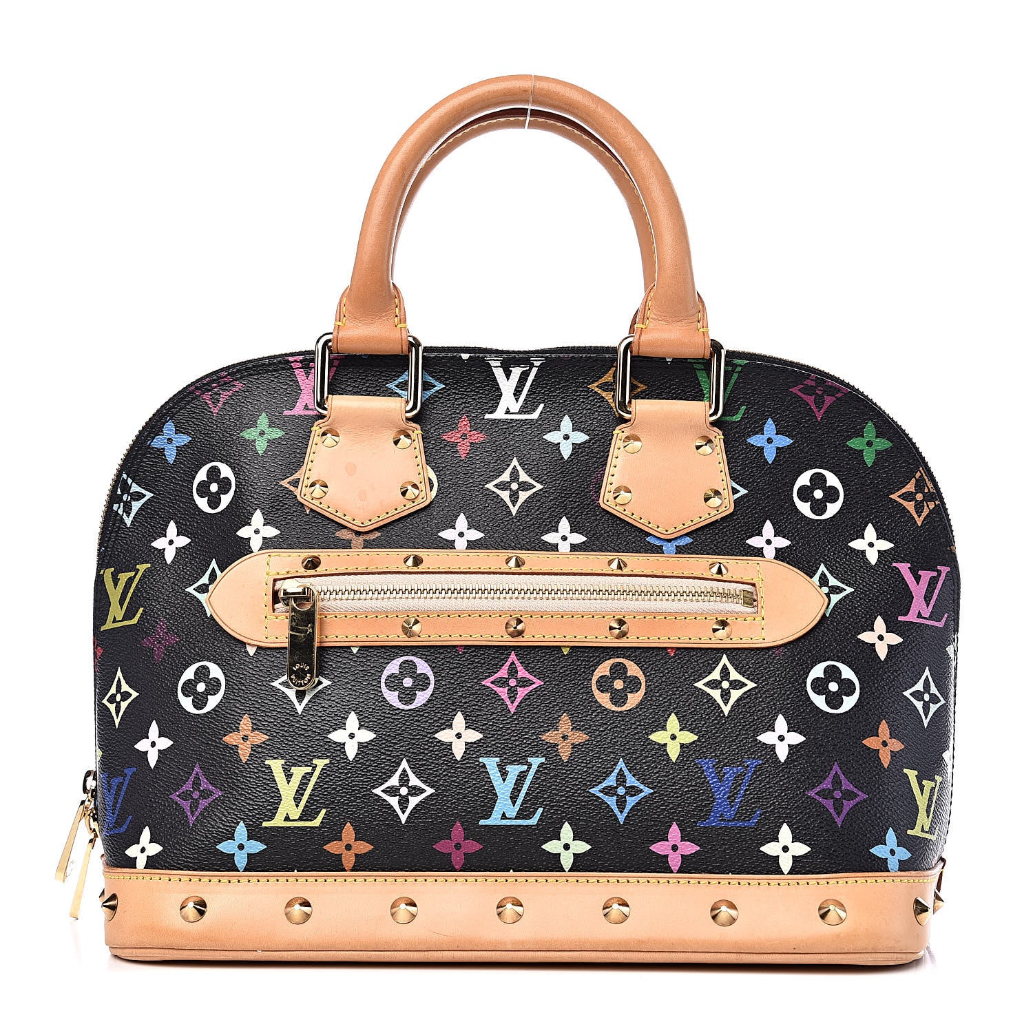 Louis Vuitton Monogram Multicolor Alma Black 1 of 10
