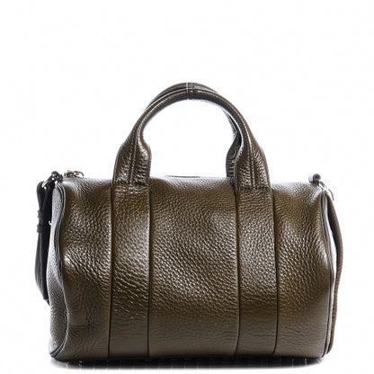 Alexander Wang Leather Rocco Duffel Bag Olive 1 of 6