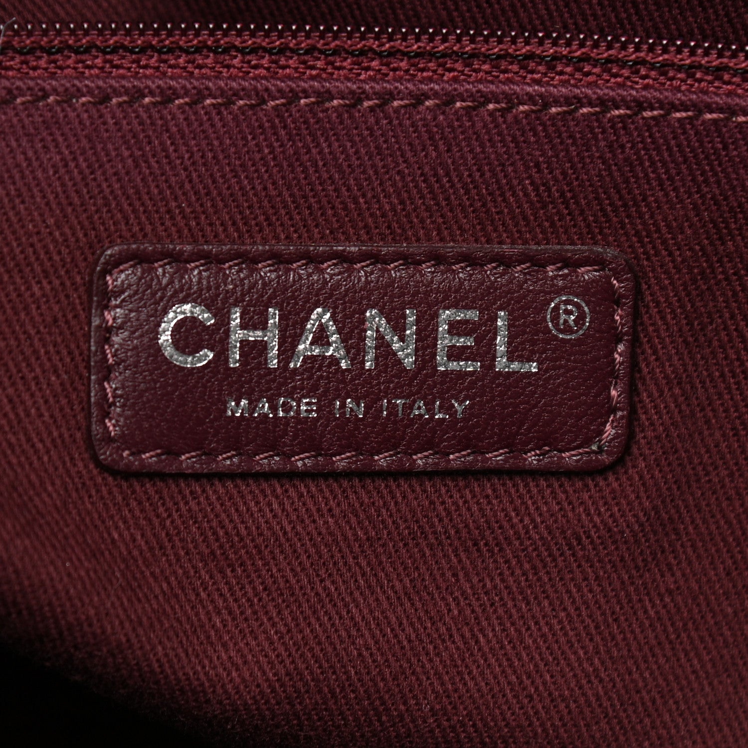 Chanel Calfskin Coated Canvas Quilted Tote Black 5 of 14