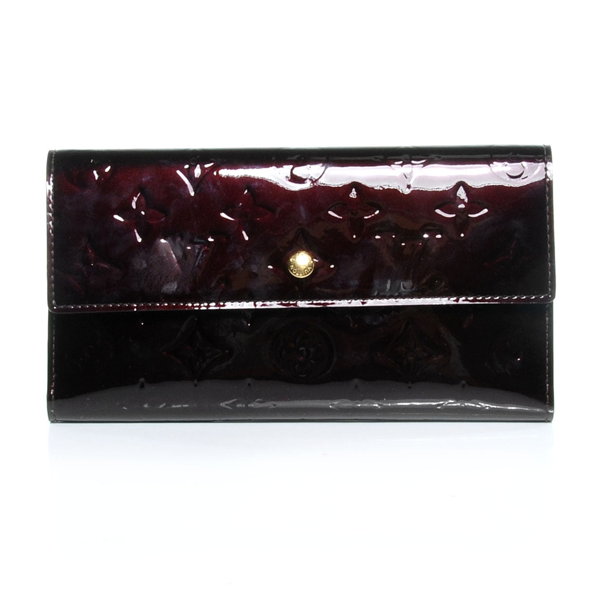 Vernis Porte Tresor International Wallet Amarante