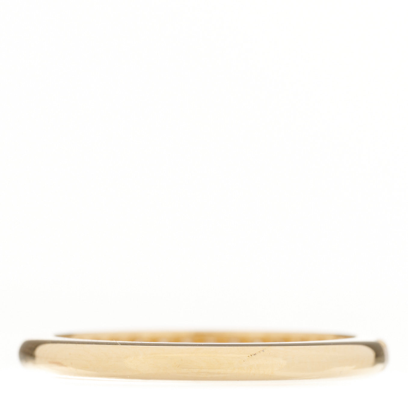 Tiffany 18K Yellow Gold Diamond .17ctw Soleste Half Eternity Band Ring 50 5.5 3 of 4