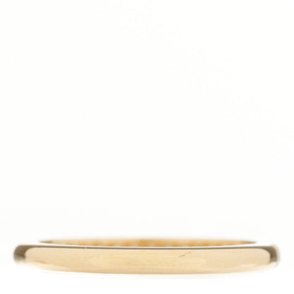 Tiffany 18K Yellow Gold Diamond .17ctw Soleste Half Eternity Band Ring 50 5.5 3 of 4