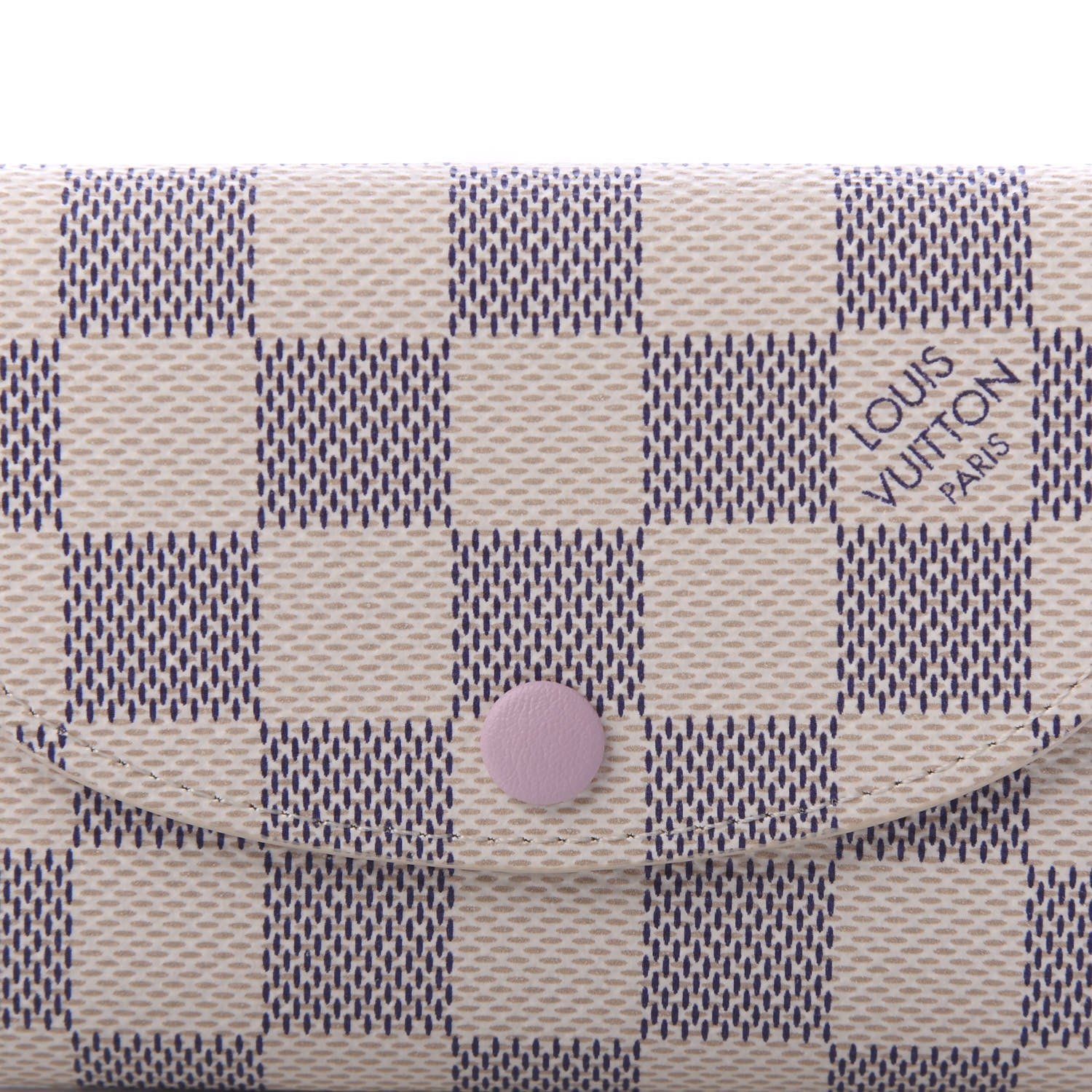 Louis Vuitton Damier Azur Rosalie Coin Purse Rose Ballerine 10 of 10
