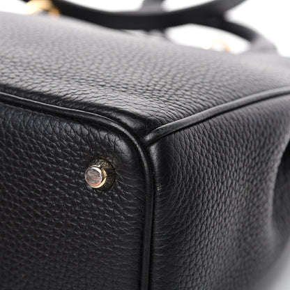Christian Dior Bullcalf Medium Diorissimo Tote Black Rose Indien 12 of 14
