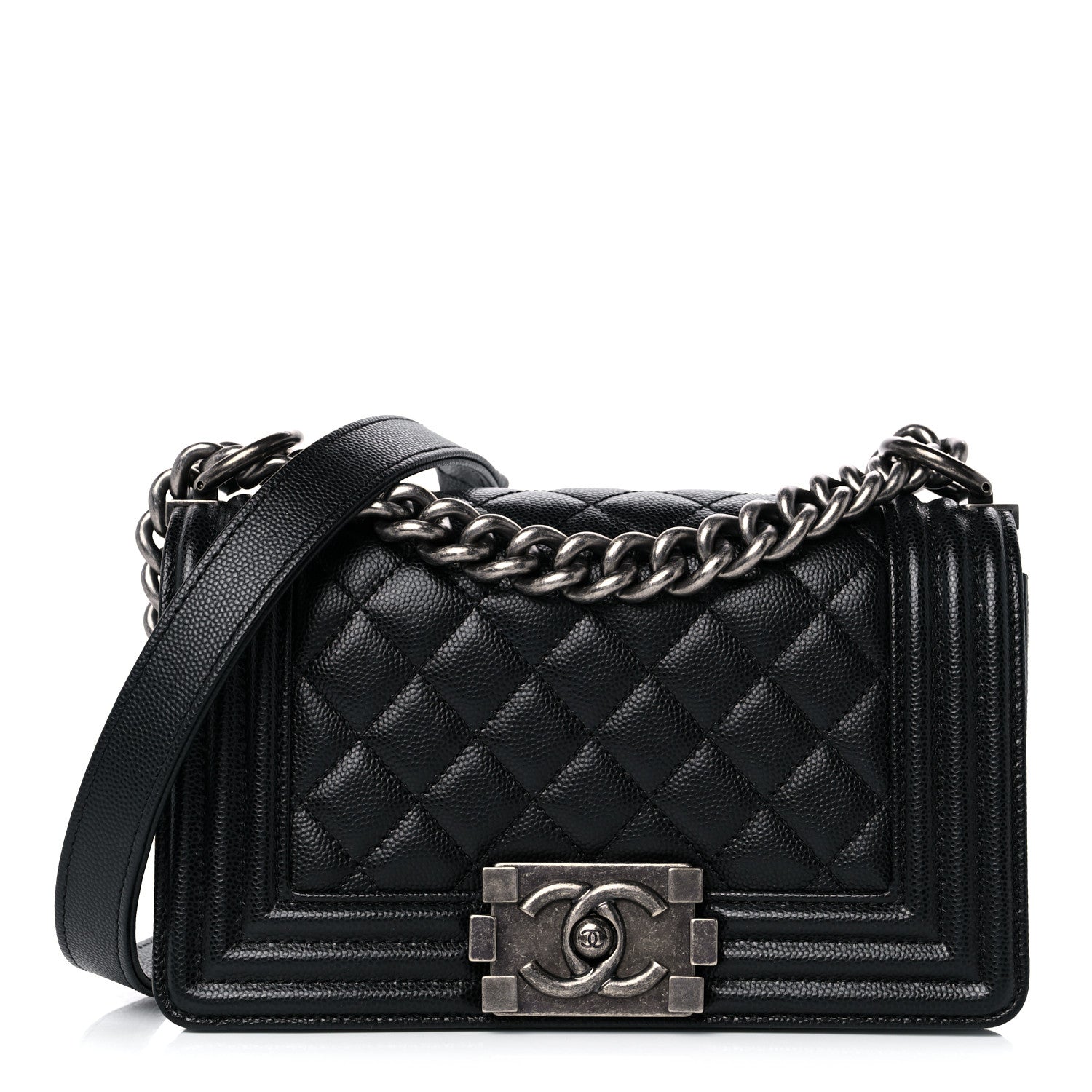 Chanel Caviar Quilted Small Boy Flap Black 1 of 10