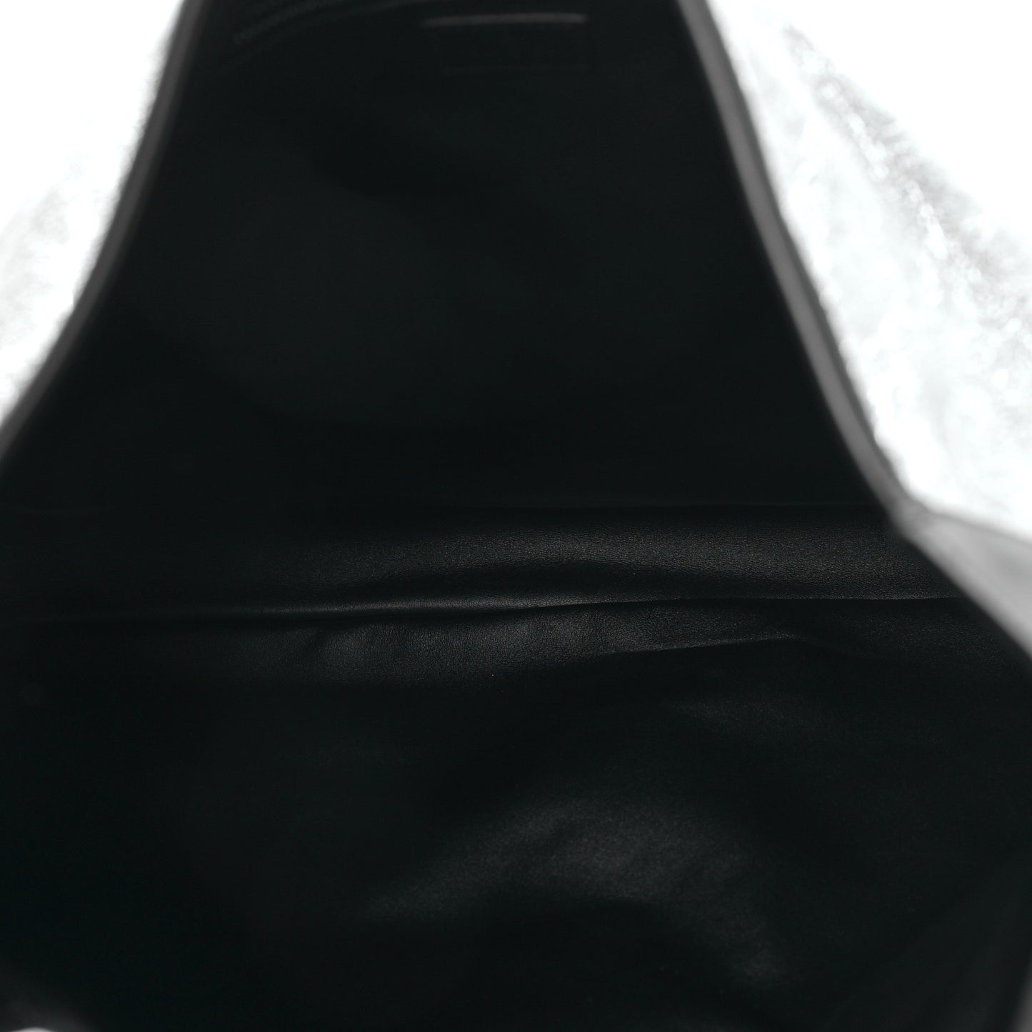 Metallic Calfskin Large Jackie 1961 Shoulder Bag Silver Black