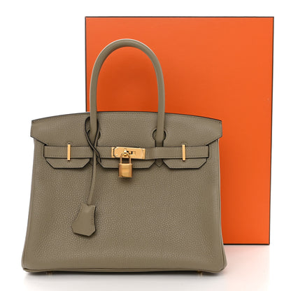 Hermes Togo Birkin 30 Sauge 13 of 13