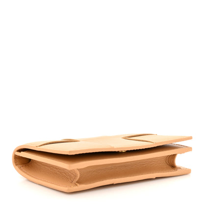 Bottega Veneta Nappa Maxi Intrecciato Card Holder Wallet Almond 4 of 7