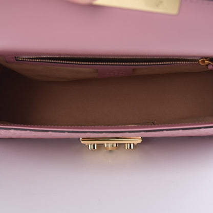 Gucci Guccissima Signature Medium Padlock Shoulder Bag Rose Baby Candy 5 of 7