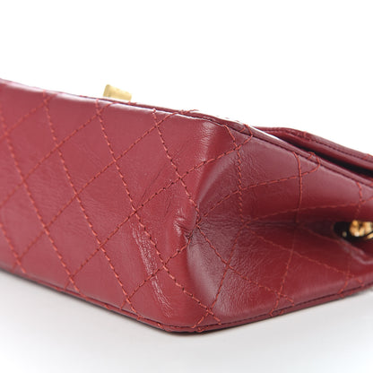 Chanel Aged Calfskin Quilted 2.55 Reissue Mini Flap Red 6 of 10