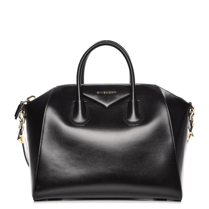 Givenchy Shiny Lord Calfskin Medium Antigona Black 1 of 10