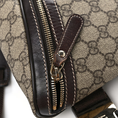 Gucci GG Supreme Monogram Belt Bag Dark Brown 10 of 10