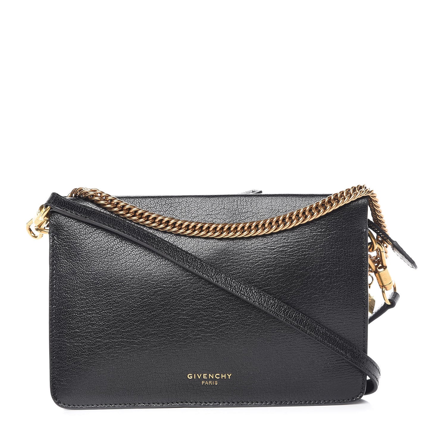 Sugar Goatskin Cross 3 Crossbody Bag Black