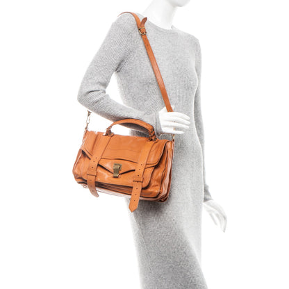 Proenza Schouler Lambskin Medium PS1 Satchel Saffron 2 of 9