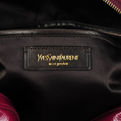 Saint Laurent Patent Calfskin Oversized Muse Magenta 6 of 7
