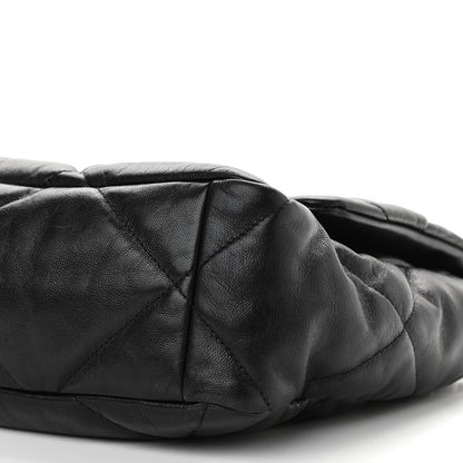 Chanel Goatskin Quilted Large Chanel 19 Flap Black 6 of 13