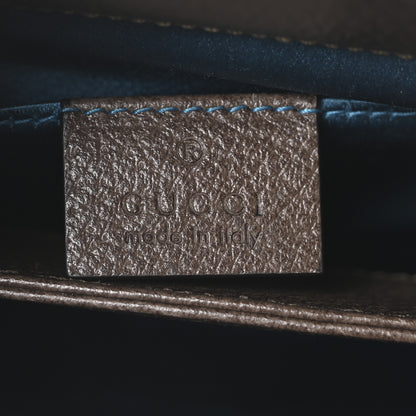 Gucci GG Supreme Monogram Web Small Ophidia Chain Shoulder Bag Brown 5 of 9