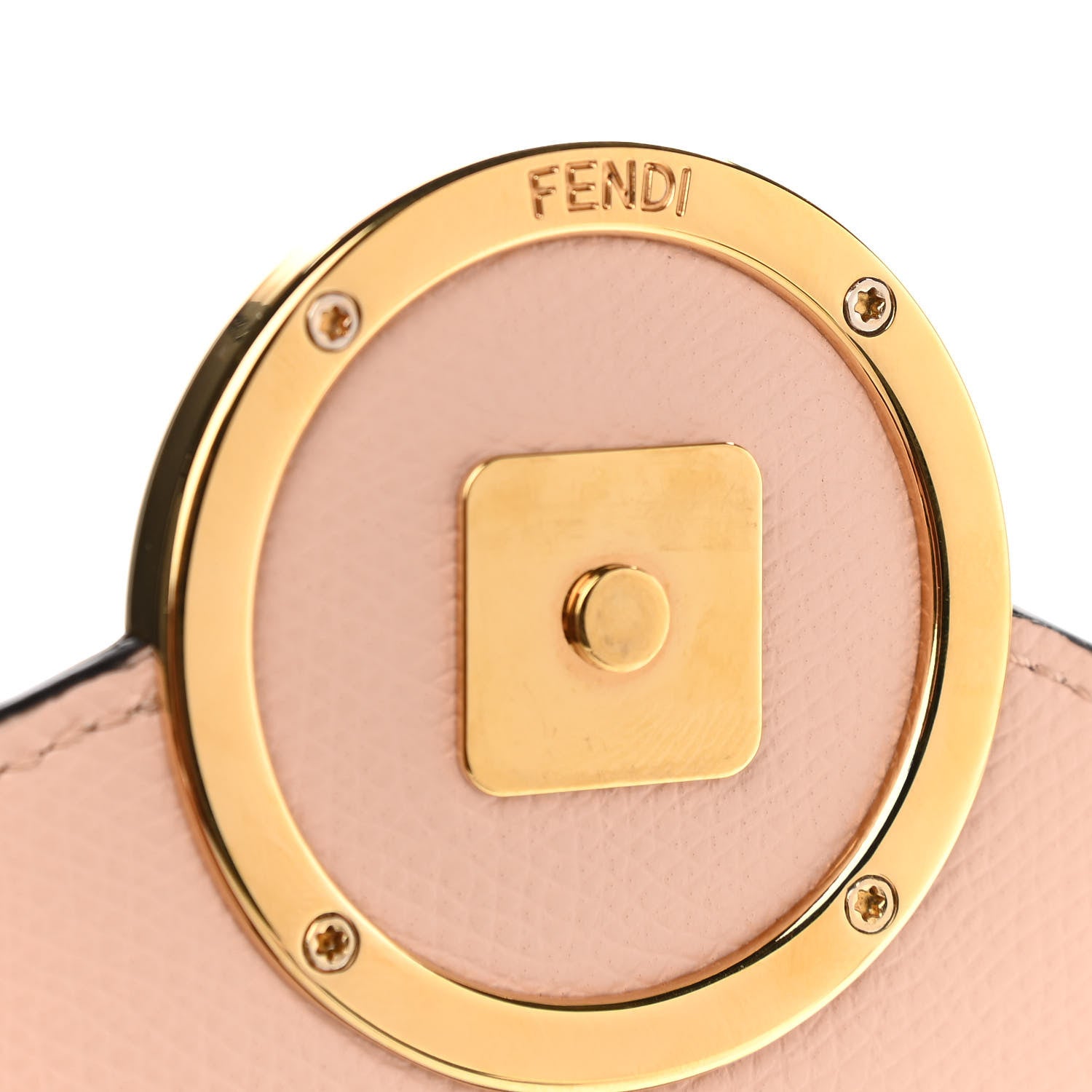 Fendi Vitello Cruise F is Fendi FF 1974 Embossed Medium Envelope Wallet On Chain Maya Black Light Rose 9 of 10