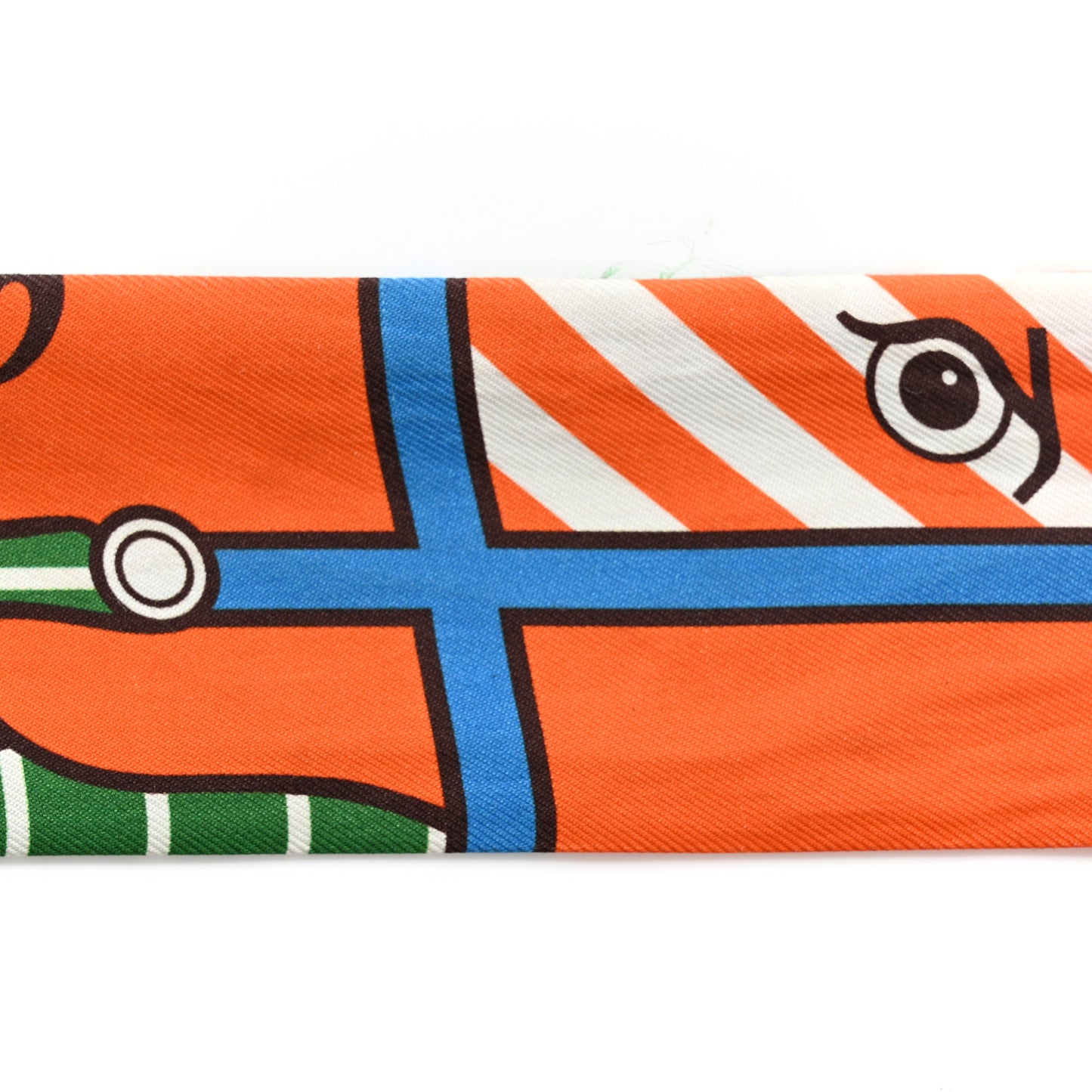 Twilly Scarf Orange Multicolor