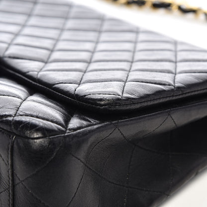 Chanel Lambskin Quilted Maxi Single Flap Black 16 of 19
