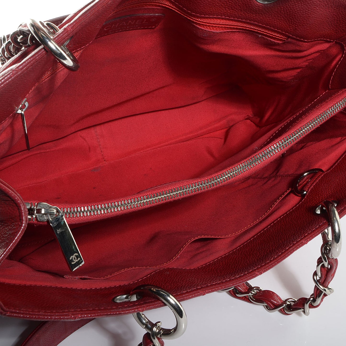 Caviar Grand Shopping Tote GST Red