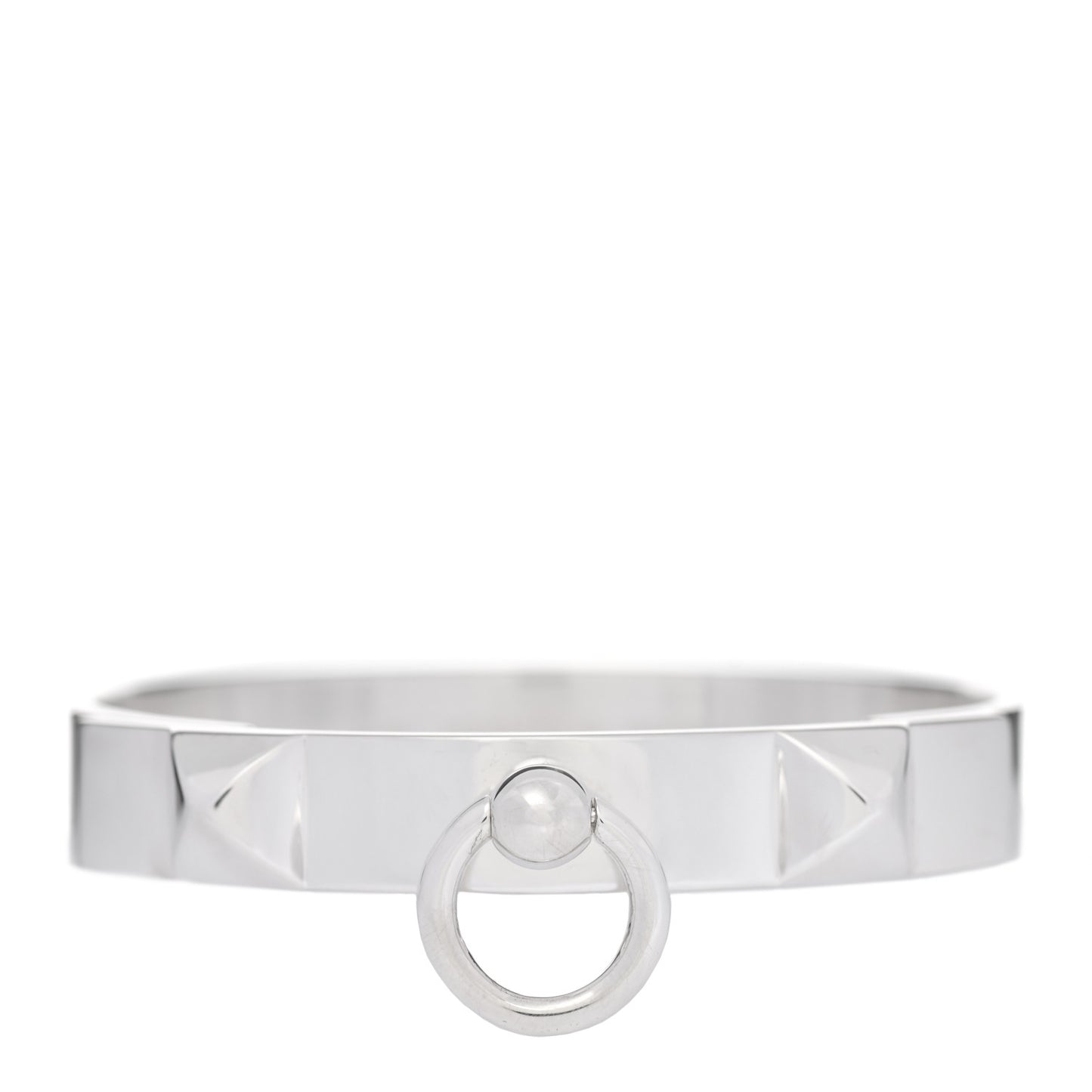 Sterling Silver PM Collier De Chien Bracelet SH