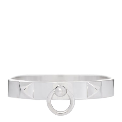 Hermes Sterling Silver PM Collier De Chien Bracelet SH 1 of 5