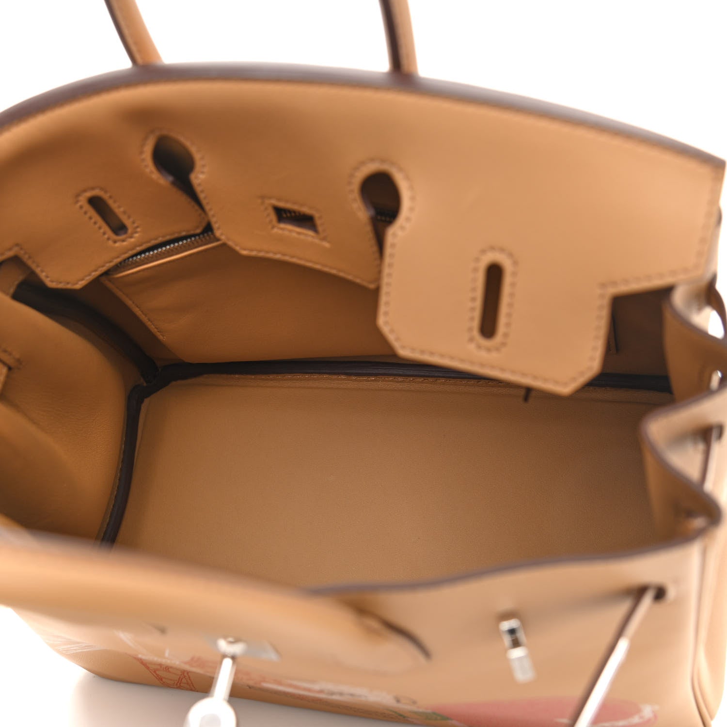 Hermes Swift In & Out Birkin 25 Biscuit 5 of 12