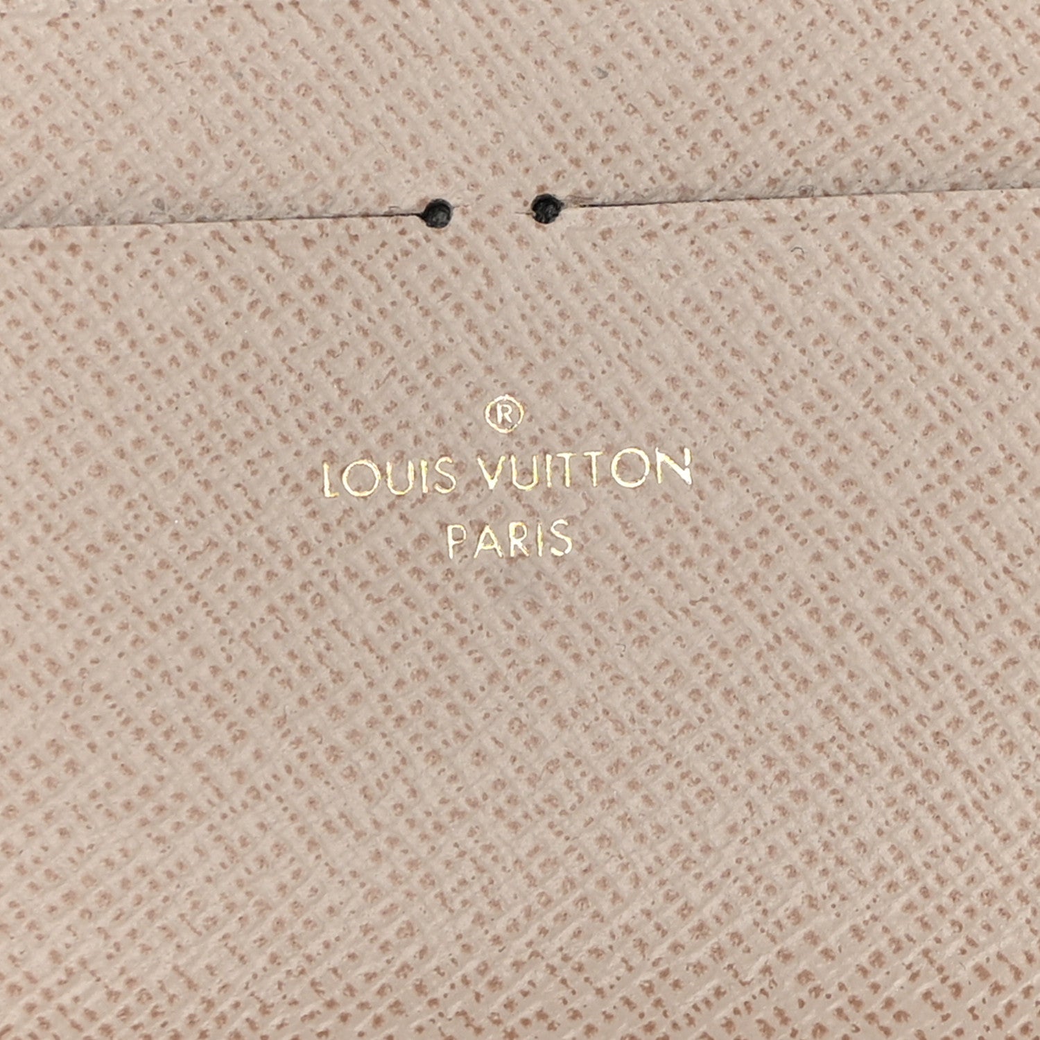 Louis Vuitton LOUIS VUITTON Calfskin Felicie Chain Wallet Card Holder Insert Tourterelle 6 of 6